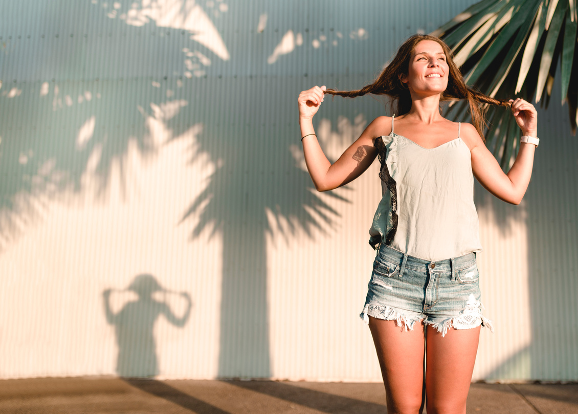 Woman with Child Shadow