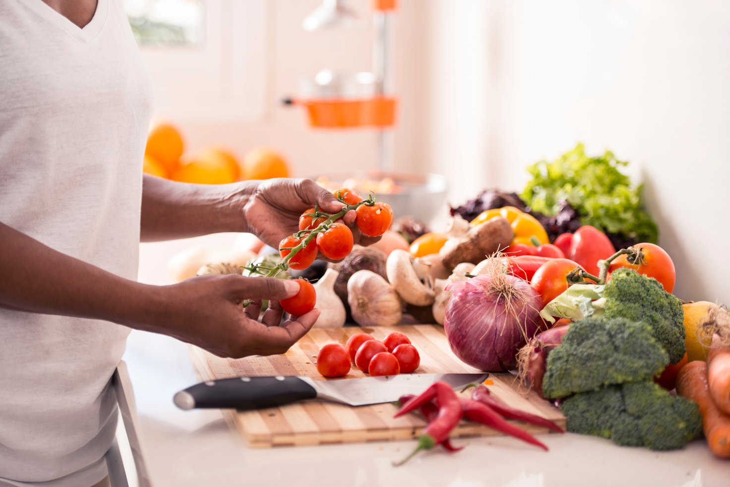 Healthy cooking.